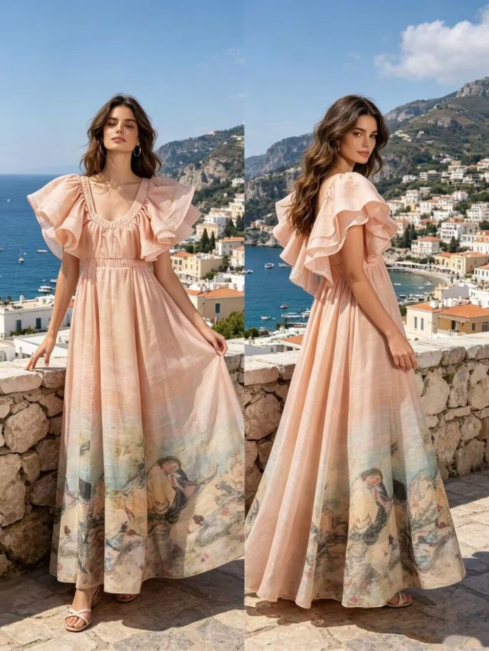 Blush Empire Waist Maxi Dress - Picture 4 of 5